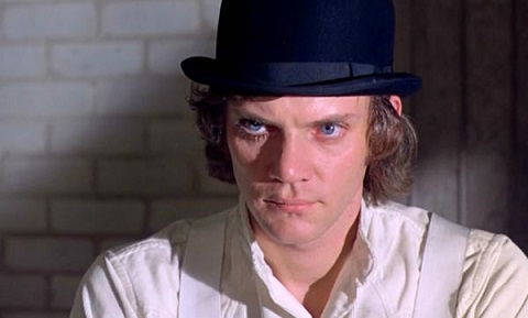 Malcolm McDowell A Clockwork Orange Alex eyes